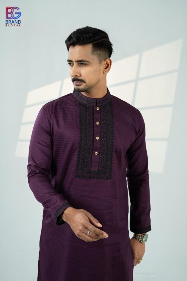 Sultan Embroidery Panjabi | BGA-09