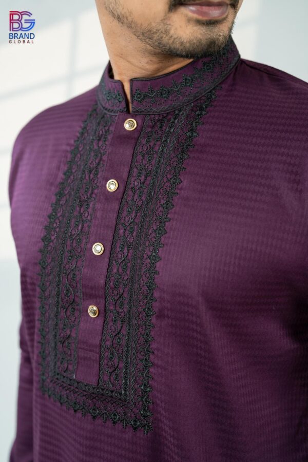 Sultan Embroidery Panjabi | BGA-09