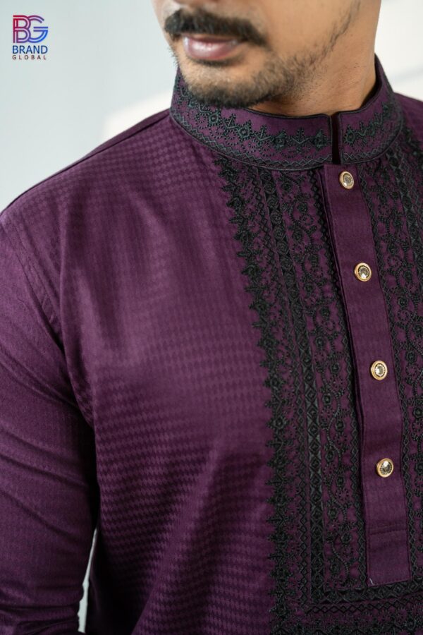 Sultan Embroidery Panjabi | BGA-09