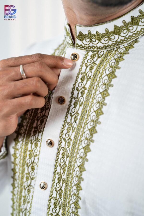 Sultan Embroidery Panjabi | BGA-06