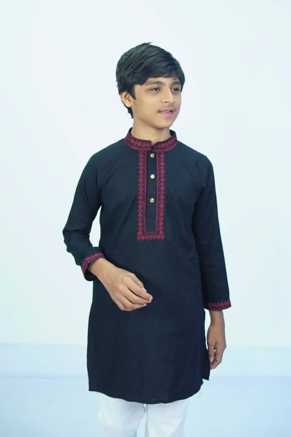 Junior Sultan Embroidery Panjabi | BGK-013