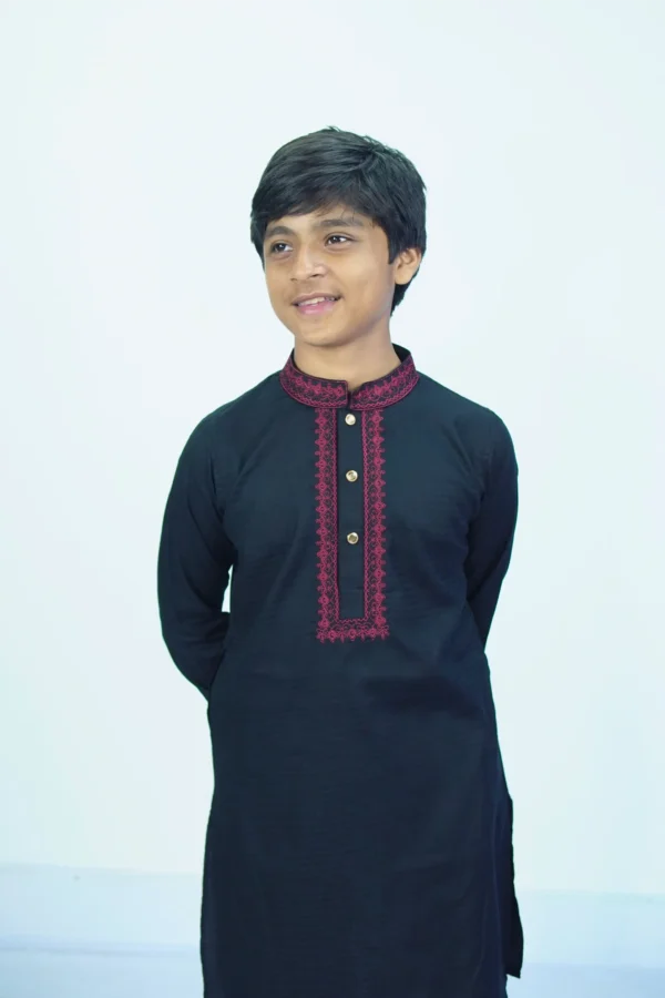 Junior Sultan Embroidery Panjabi | BGK-013