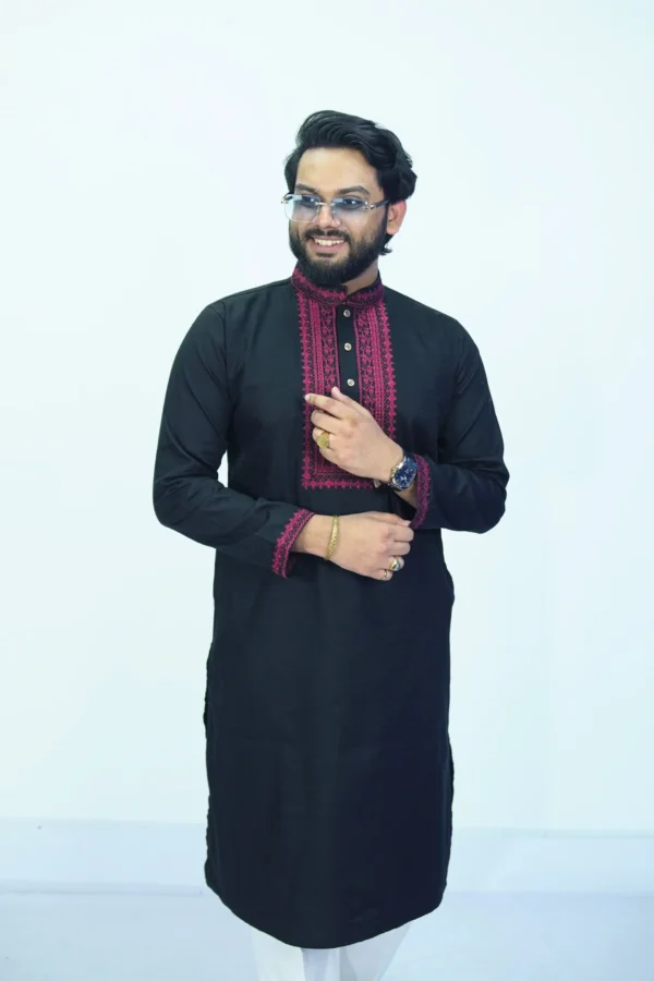 Sultan Embroidery Panjabi | BGA-013