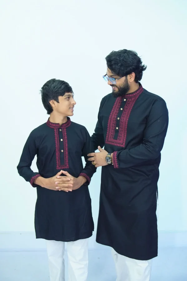 Junior Sultan Embroidery Panjabi | BGK-013