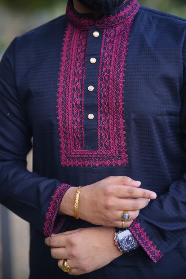 Sultan Embroidery Panjabi | BGA-013