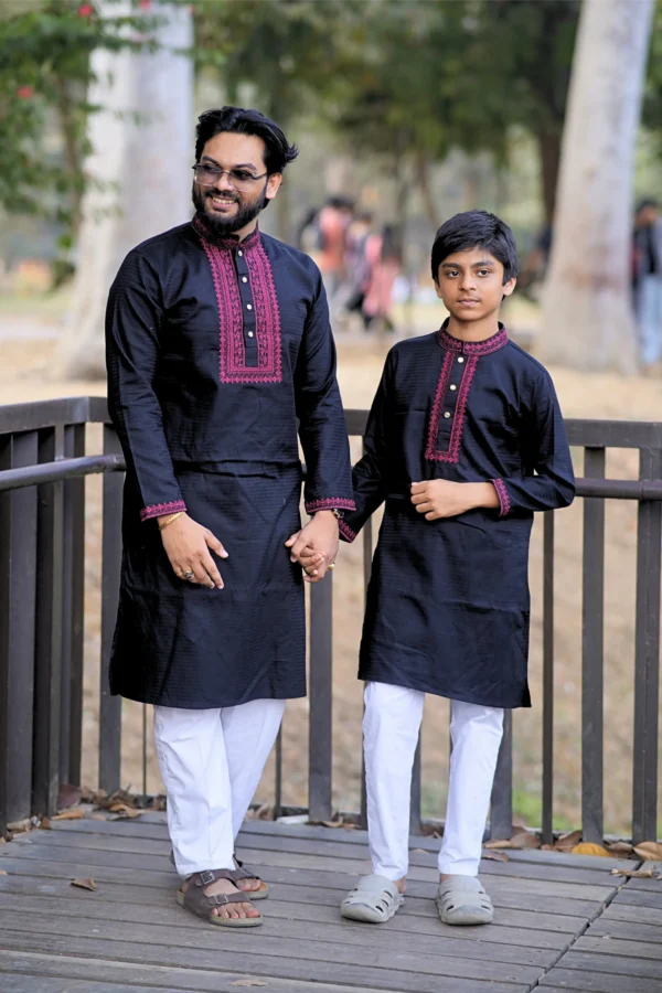 Junior Sultan Embroidery Panjabi | BGK-013