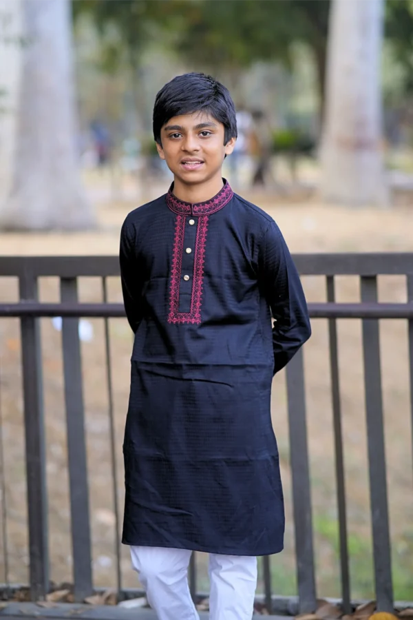 Junior Sultan Embroidery Panjabi | BGK-013